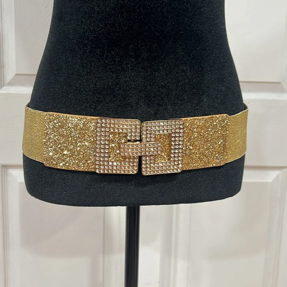 NEW💛Elegant Gold Rhinestone Belt